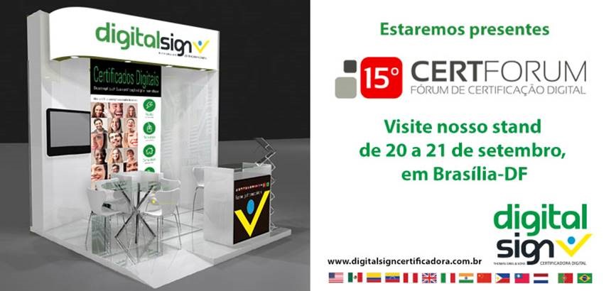 DigitalSign participa na 15ª Edição do CertForum